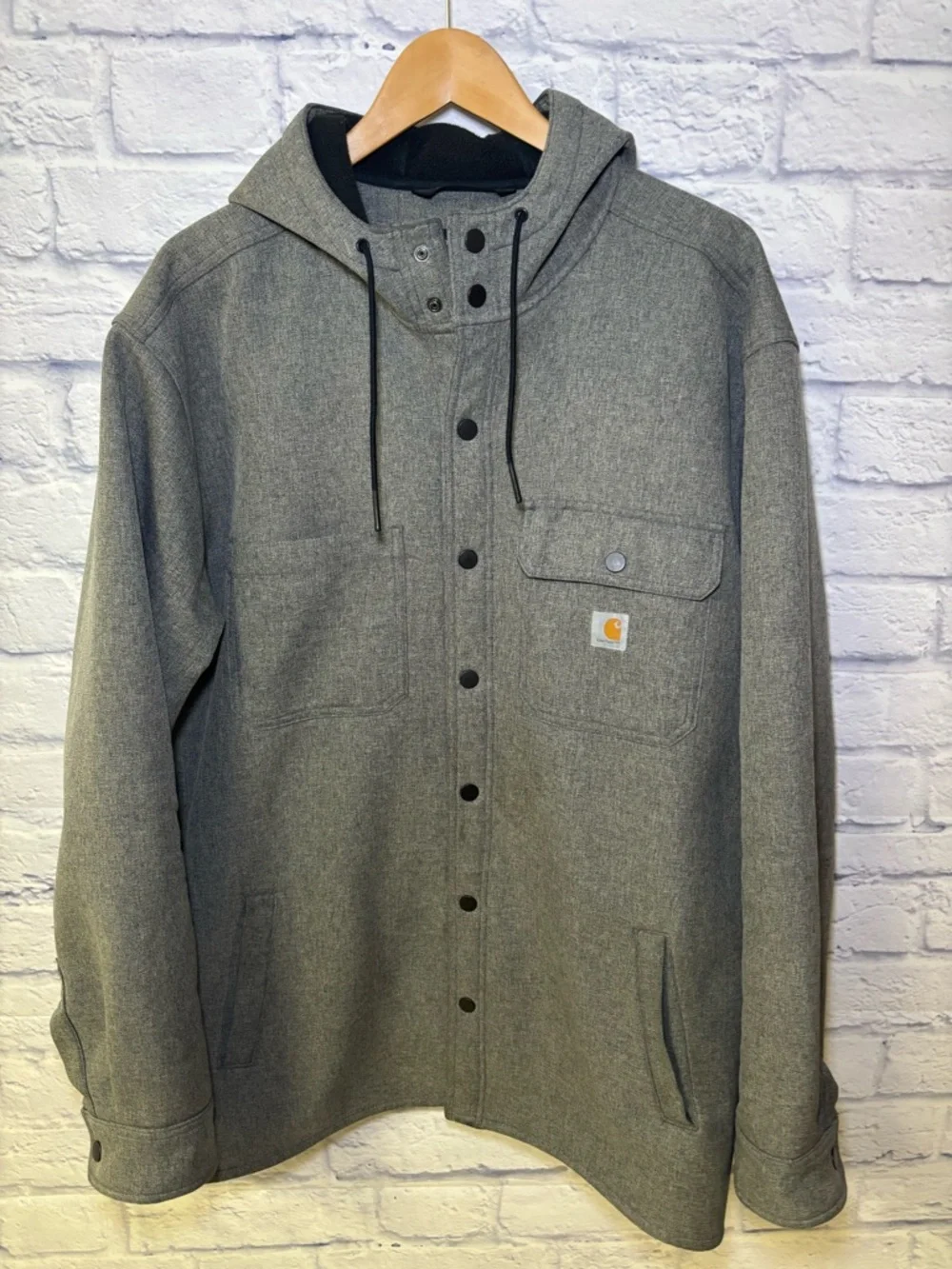 Carhartt Rain Defender Relaxed Fit Heavyweight Hooded Jacket Mens XL Lined